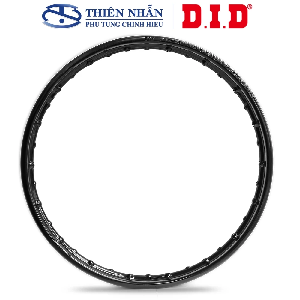 Vành DID Wave RS, Future, Exciter 135, Win sau 17x1.6 36H 9G Black - Ảnh 2