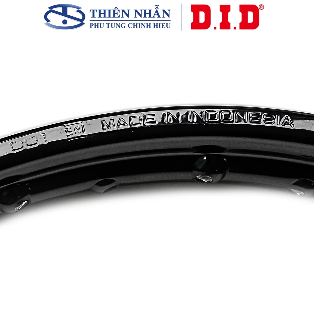 Vành DID Wave RS, Future, Exciter 135, Win sau 17x1.6 36H 9G Black - Ảnh 5