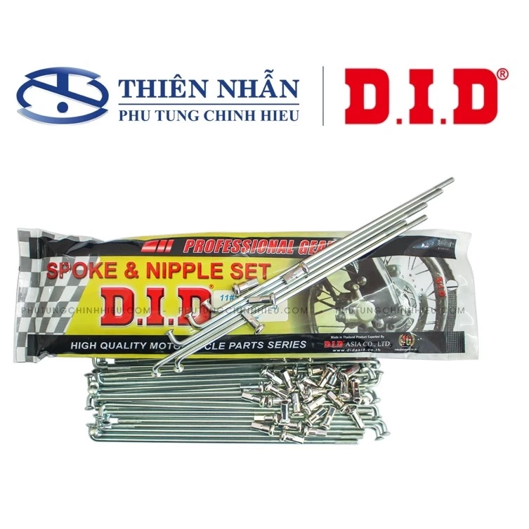 Căm DID 11G (lỗ nhỏ) xe Honda Dream bánh trước D004Z