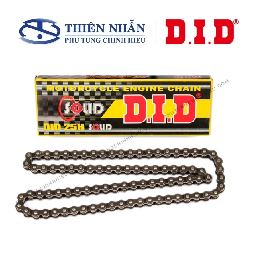 Sên cam đơn DID 25H Solid 84LE xe Honda Dream
