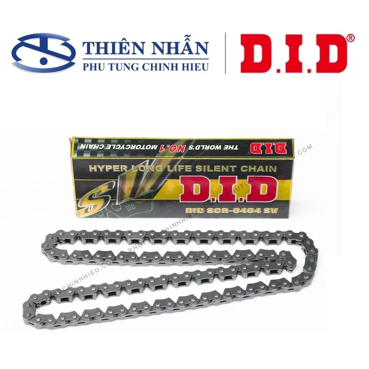 Sên cam kép DID SCR0404SV-84LE cho xe Yamaha Jupiter V, Jupiter R