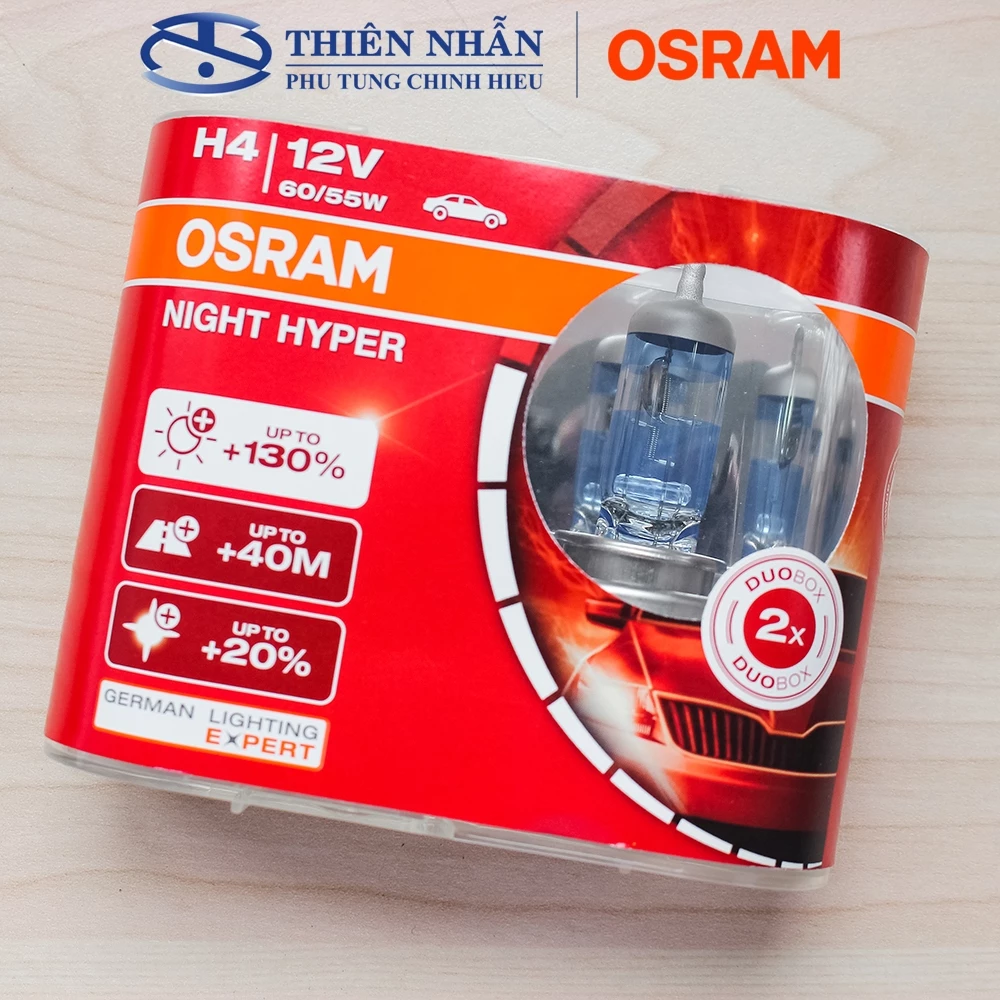 Bóng đèn HALOGEN OSRAM H4 trước SH, Dylan, Attila tăng sáng (64193NH-HCB) - Ảnh 3
