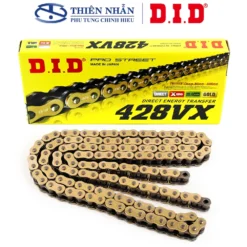 Sên moto DID 428VX-132FB X-Ring Gold (Pro Street 80cc-400cc) - Made in Japan