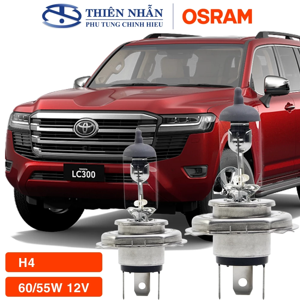 Bóng đèn HALOGEN OSRAM H4 xe SH, Dylan, Attila, Mô tô, Ô tô (64193)