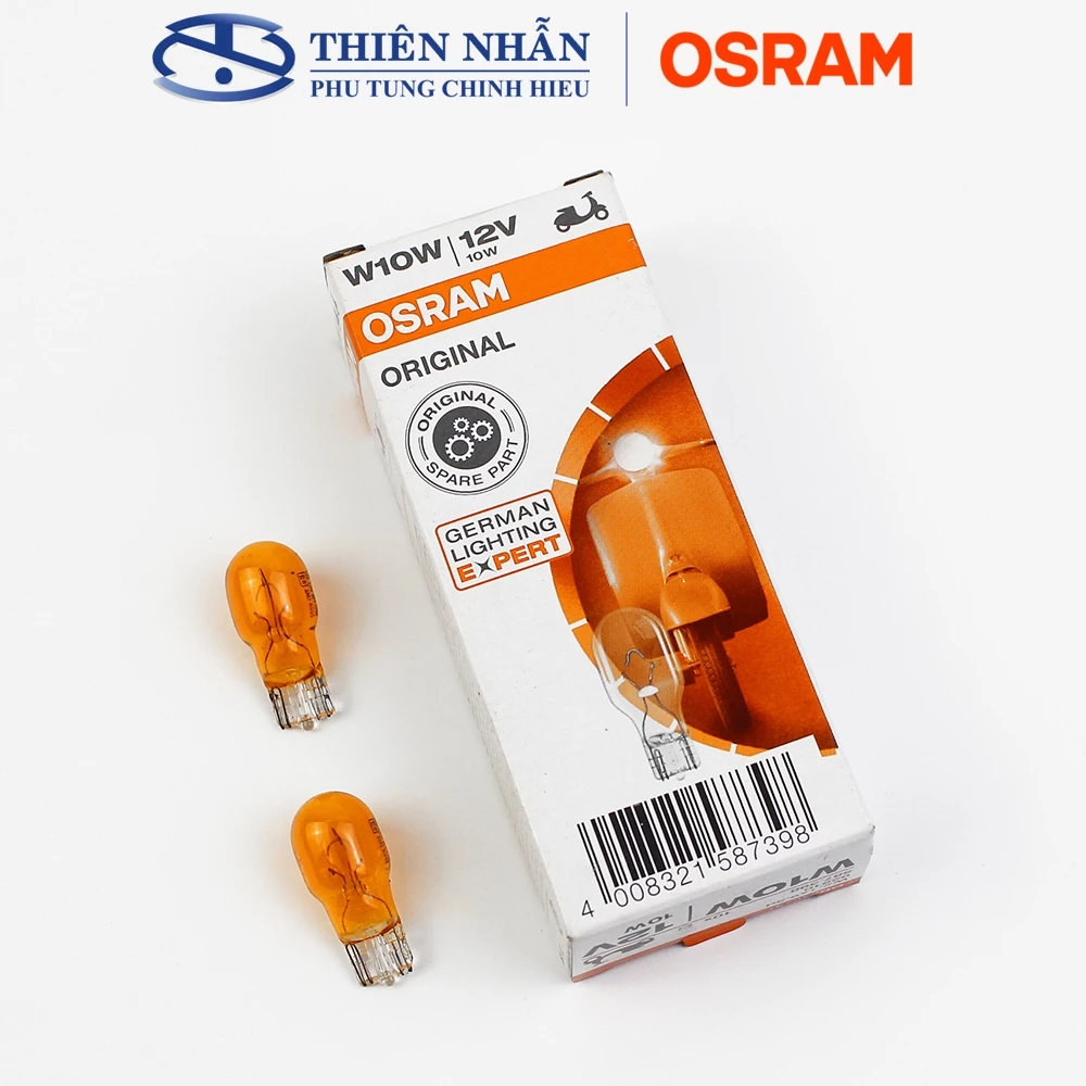 Bóng đèn xi nhan OSRAM T13 cho nhiều dòng xe Dream, Wave, Sirius, Viva,.. vàng (92910A) / trắng (92910) - Ảnh 6