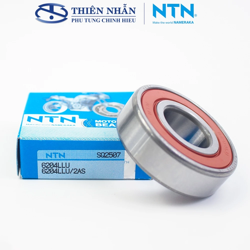 (Vòng Bi) Bạc Đạn NTN 6204LLU/2AS - Ảnh 2