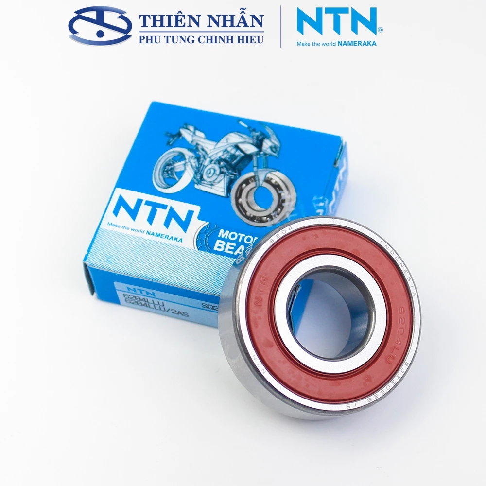 (Vòng Bi) Bạc Đạn NTN 6204LLU/2AS - Ảnh 3