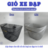 Giỏ Xe Đạp Thiên Vinh Cỡ Lớn &  Nhỏ - Màu Đen & Ghi